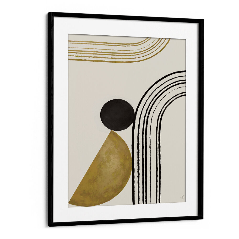 SCANDI GOLD ABSTRACT , GEOMETRIC ART PRINTS