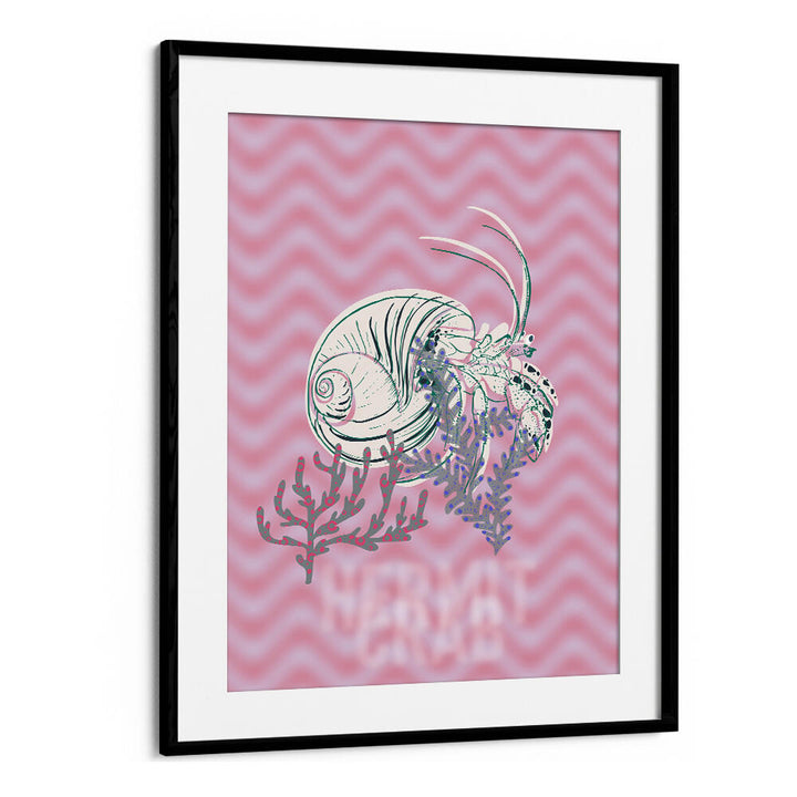Colorful SEA LIFE JOY, BEACH PAINTINGS featuring a hermit crab and coral, perfect for enhancing your coastal decor.