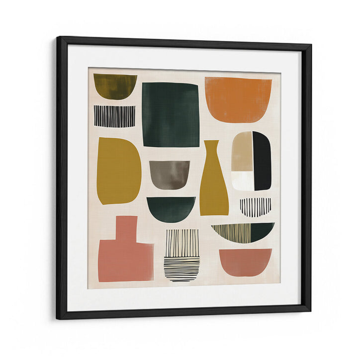 ABSTRACT SHAPES IN EARTH TONES