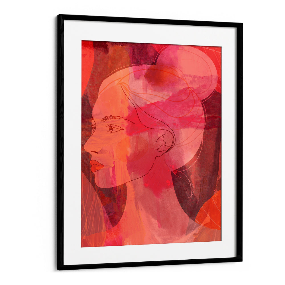 Elegant artwork featuring "THE FEMININE COSMIC SPIRIT I , PORTRAITS," perfect for embracing divine energy.