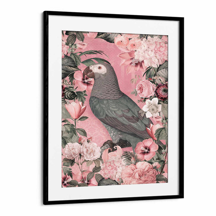 THE PARROTS PARADISE GARDEN I , ANIMAL PAINTINGS