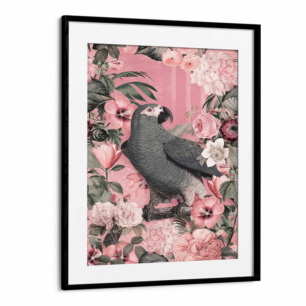 THE PARROTS PARADISE GARDEN II , ANIMAL PAINTINGS