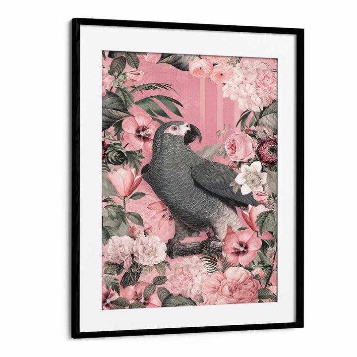 THE PARROTS PARADISE GARDEN II , ANIMAL PAINTINGS