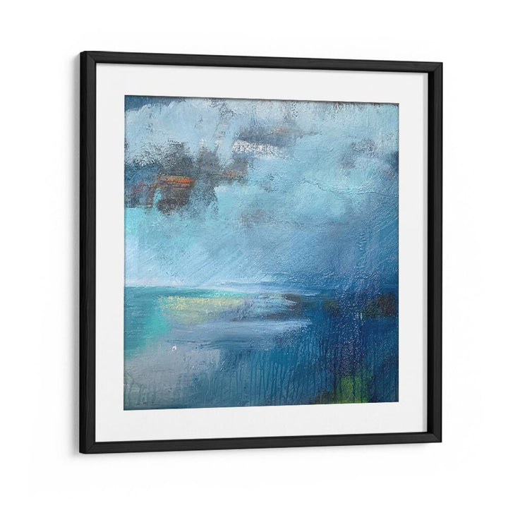 Beautiful TRANQUIL SEASCAPE PAINTING, ABSTRACT PAINTINGS featuring serene blues and gentle waves, perfect for any space.