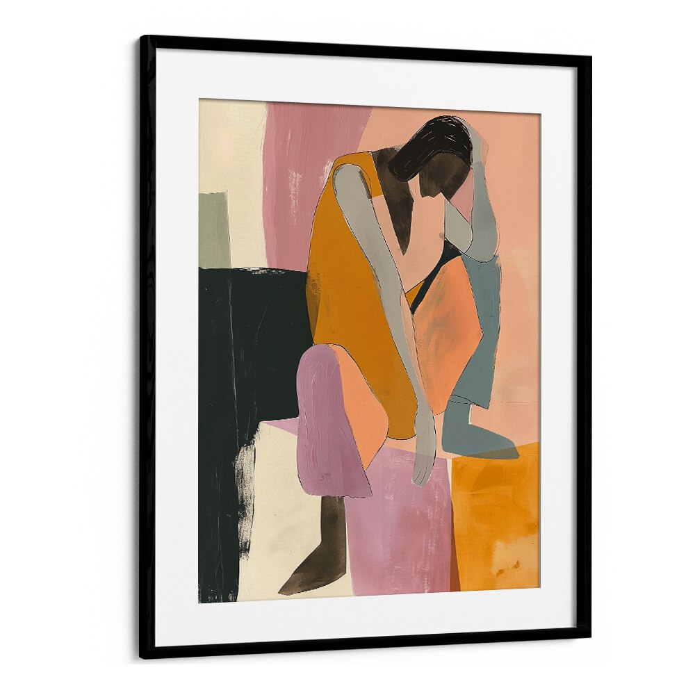 Stylish artwork from THE WALL , PORTRAITS showcases a modern figurative illustration in vibrant colors.