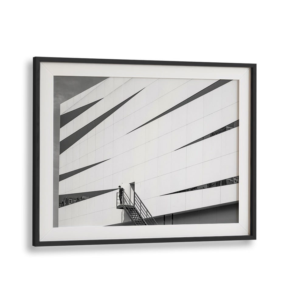 Discover urban artistry with UNTITLED IX, PHOTOGRAPHY PRINTS showcasing sleek architectural lines and striking contrasts.