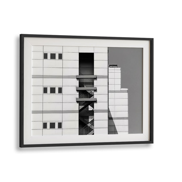 Stylish urban architecture showcased in UNTITLED III, PHOTOGRAPHY PRINTS, perfect for modern home decor.