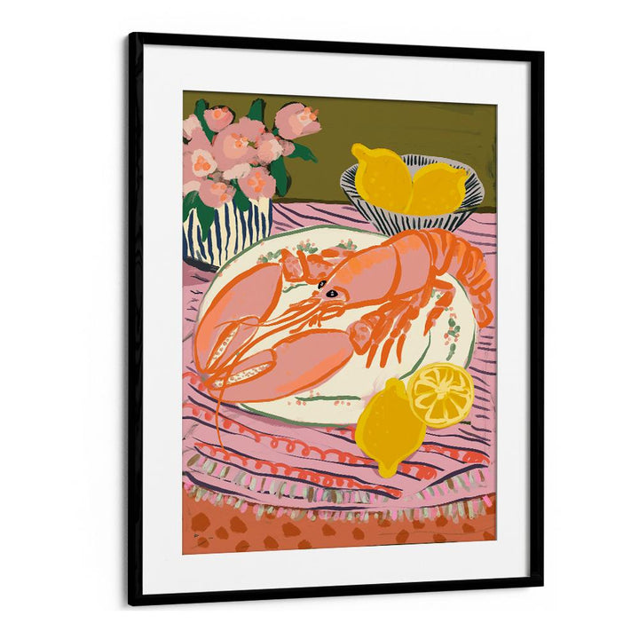 VIBRANT LOBSTER STILL LIFE