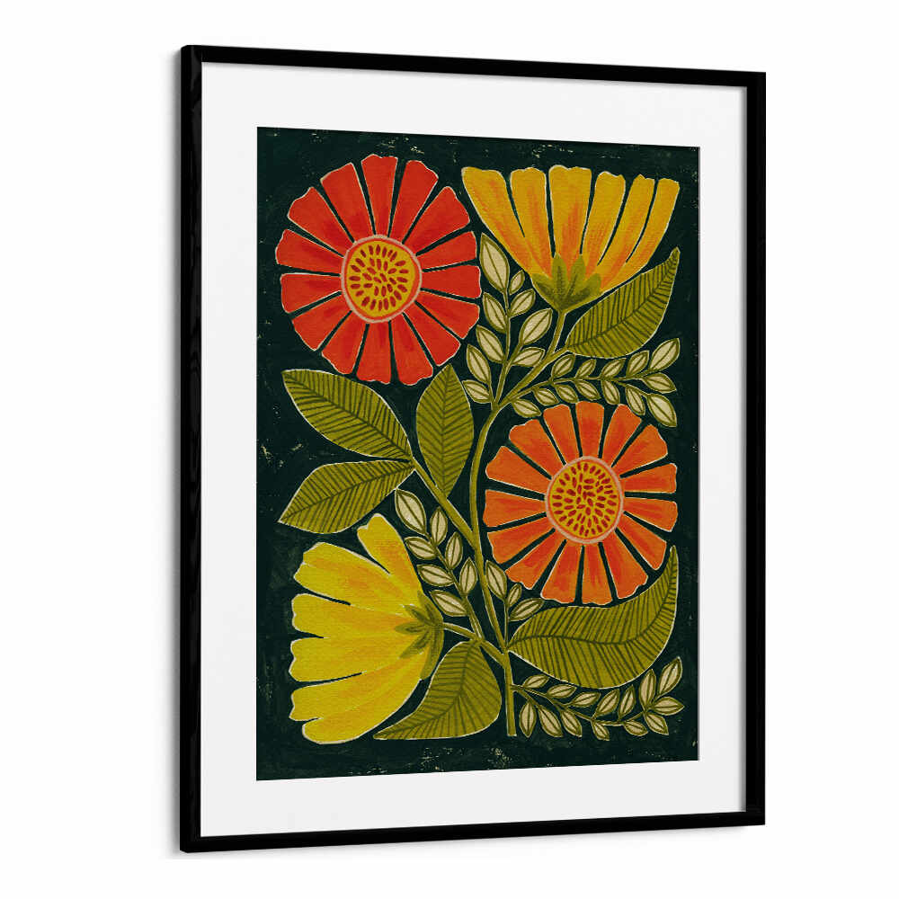 VIBRANT ORANGE AND YELLOW FLOWERS