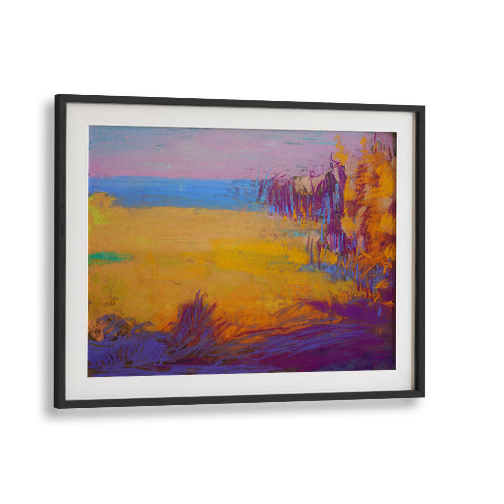 VIBRANT SUNSET FIELDS , LANDSCAPE PAINTINGS