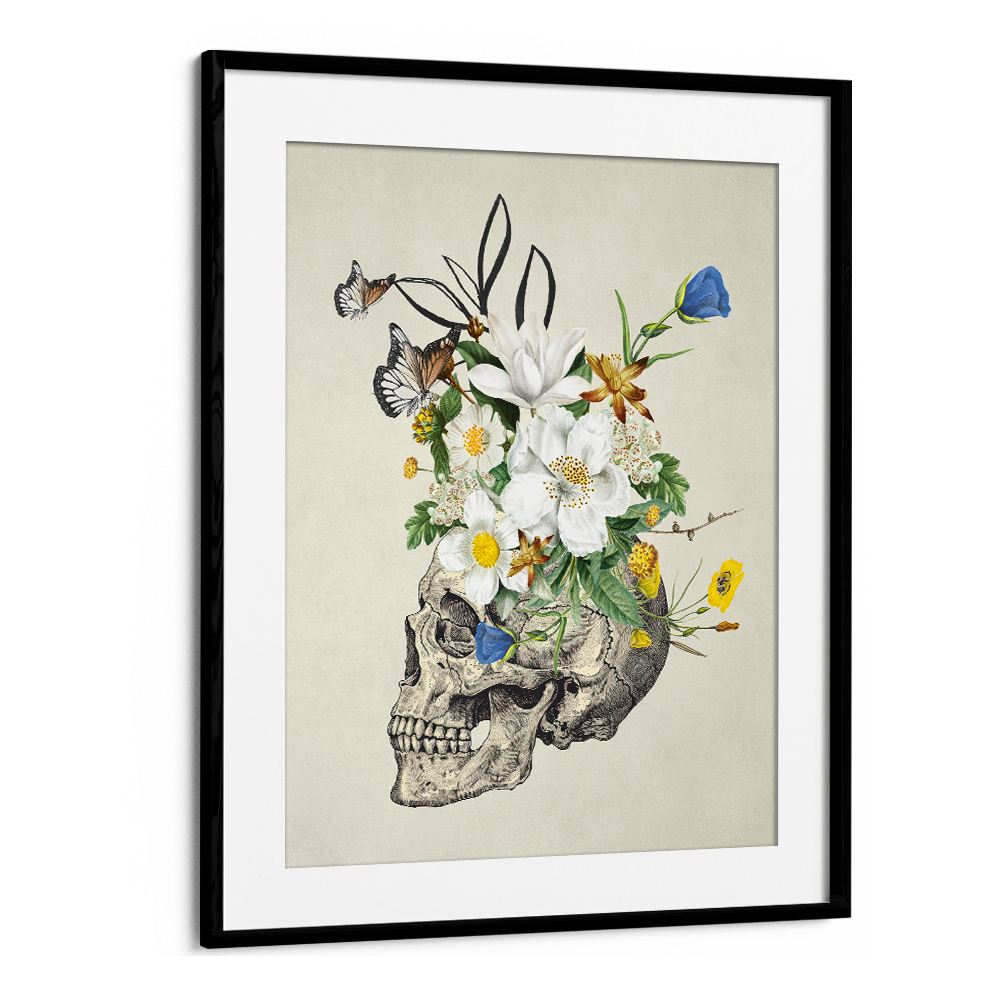 VINTAGE FLORAL SKULL