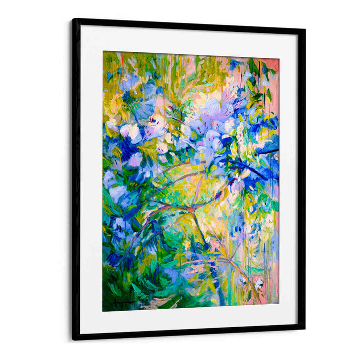 VIVID COLORS AND DELICATE PETALS II  , ABSTRACT PAINTINGS