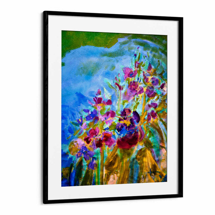 VIVID COLORS AND DELICATE PETALS III  , ABSTRACT PAINTINGS