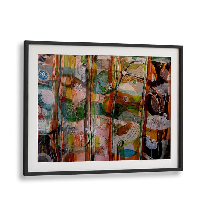 Colorful swirls define VIBRANT WHIMSY, ABSTRACT PAINTINGS, perfect for modern home decor. Transform your space!