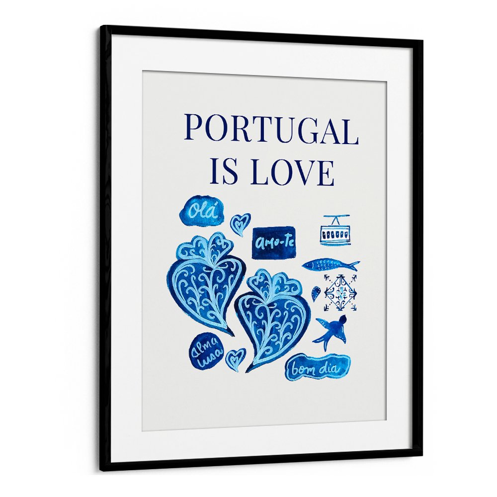 WATERCOLOR PORTUGAL LOVE