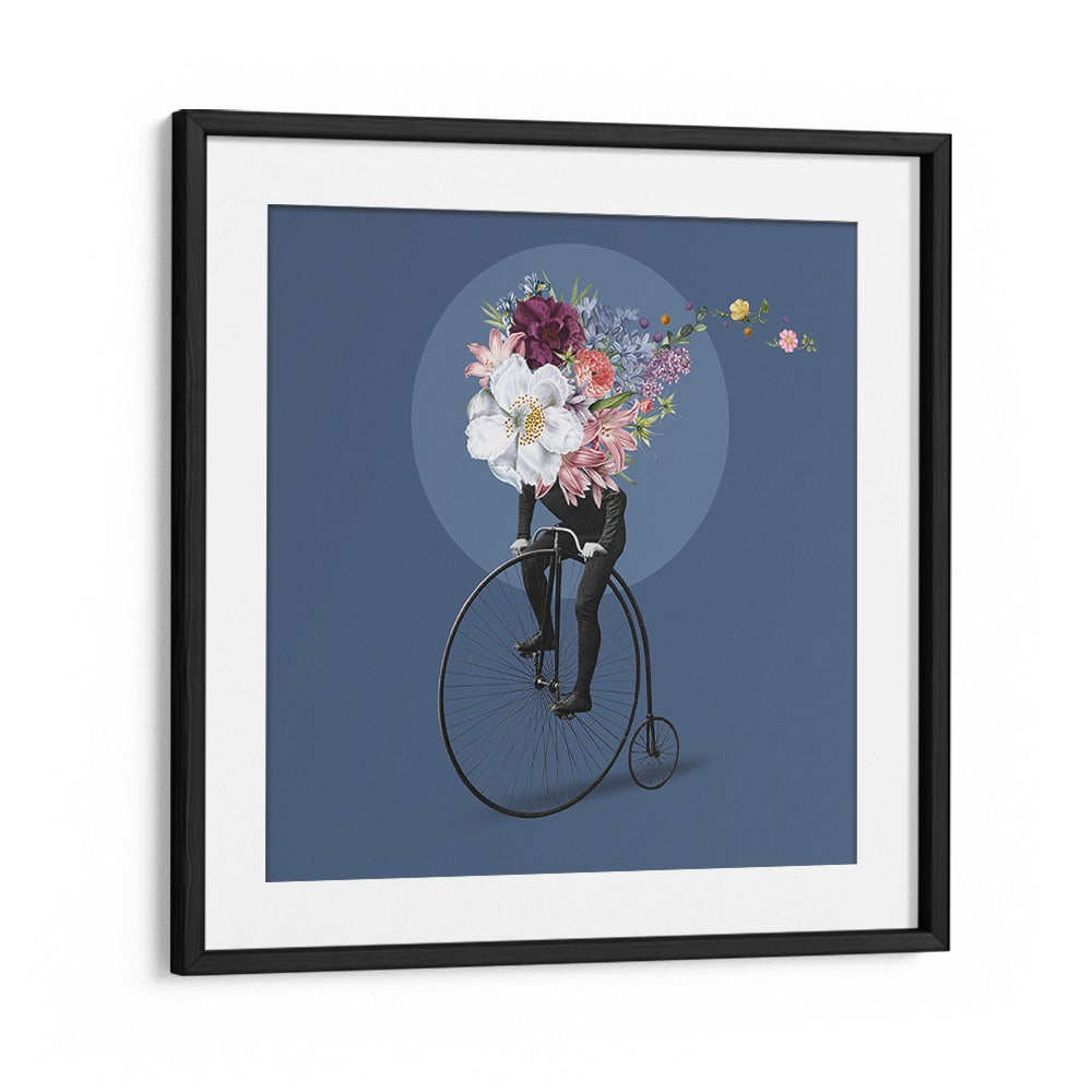 WHIMSICAL FLORAL CYCLIST