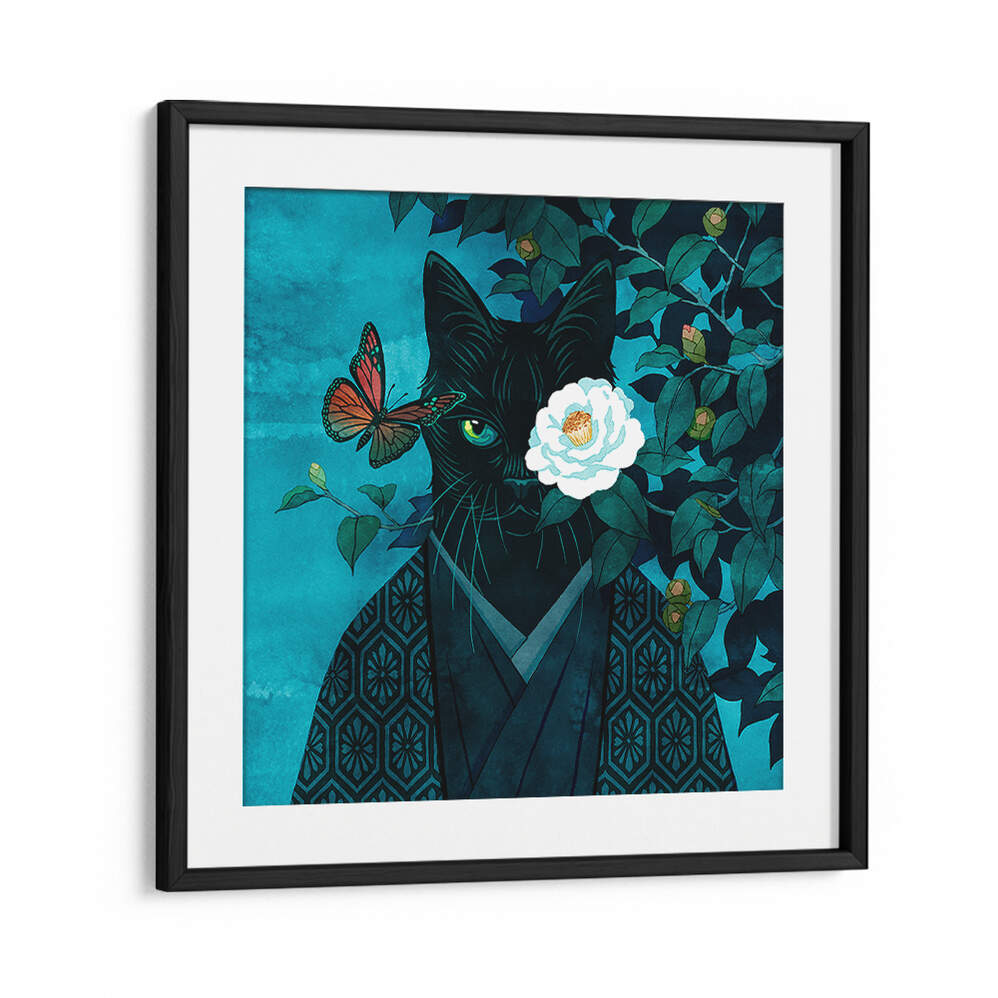 White Camellia Cat