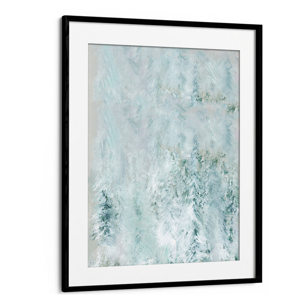 Transform your space with WINTER WHITE FOREST I, ABSTRACT PAINTINGS, showcasing serene winter beauty and elegance.