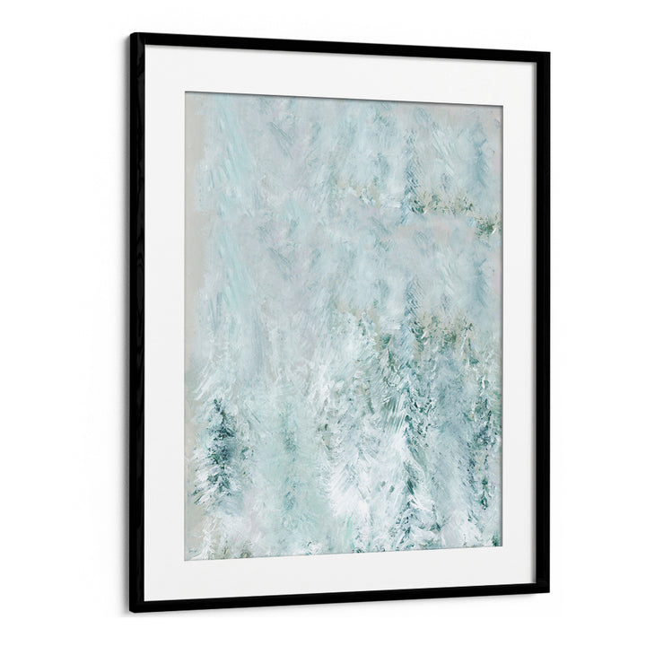 Transform your space with WINTER WHITE FOREST I, ABSTRACT PAINTINGS, showcasing serene winter beauty and elegance.