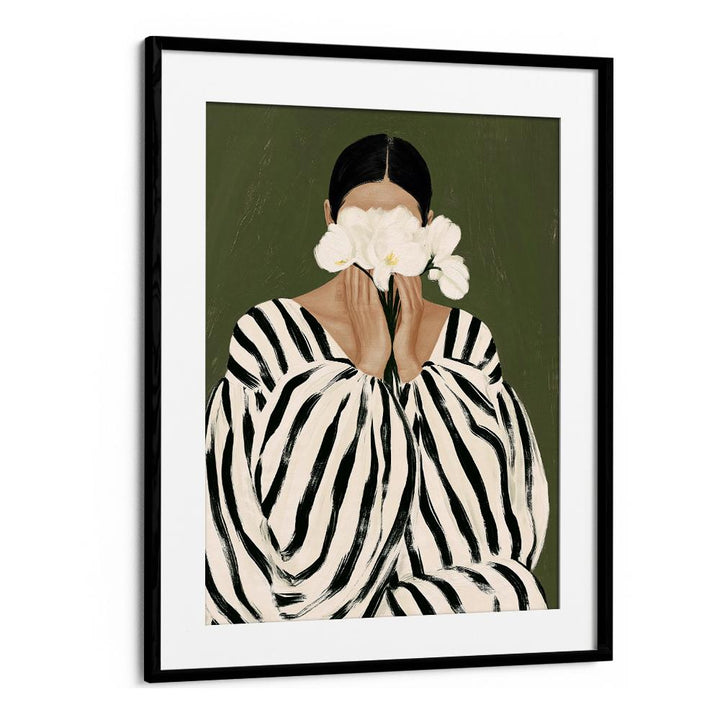 WOMAN WITH WHITE ORCHIDS II