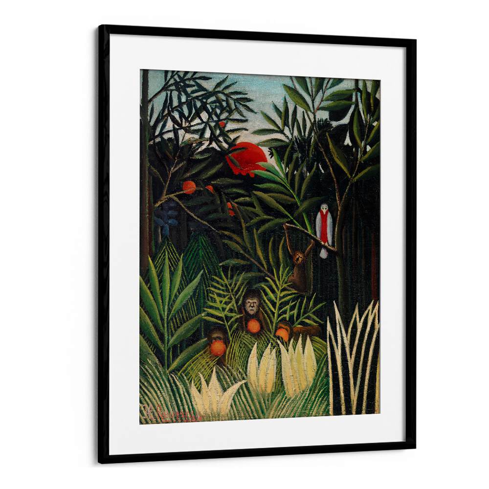 MONKEYS AND PARROT  (1905–1906) , VINTAGE PAINTINGS