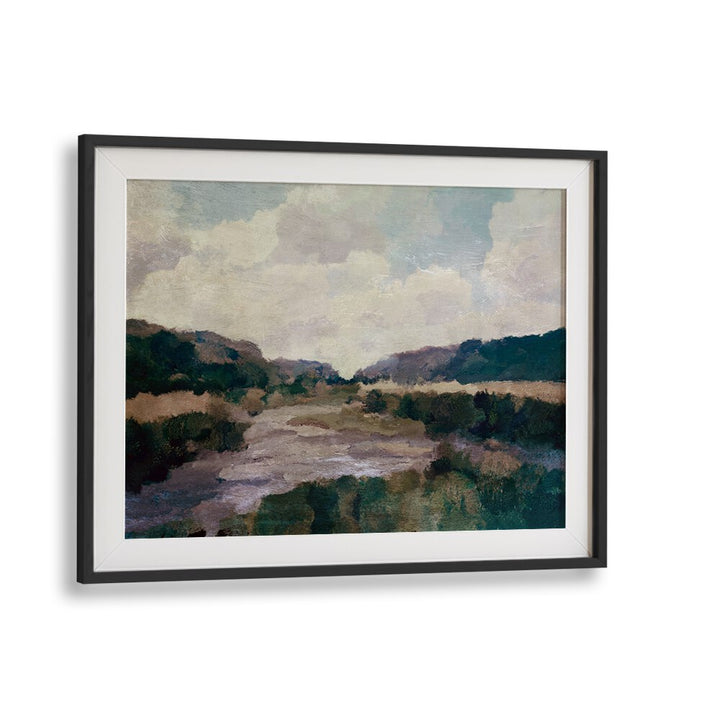 KERNOW STREAM, LANDSCAPE PAINTINGS showcase tranquil streams meandering through lush, serene landscapes, perfect for nature lovers.