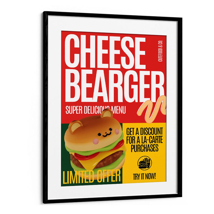 CHEESE BURGER OFFER , BAR & CAFE ART