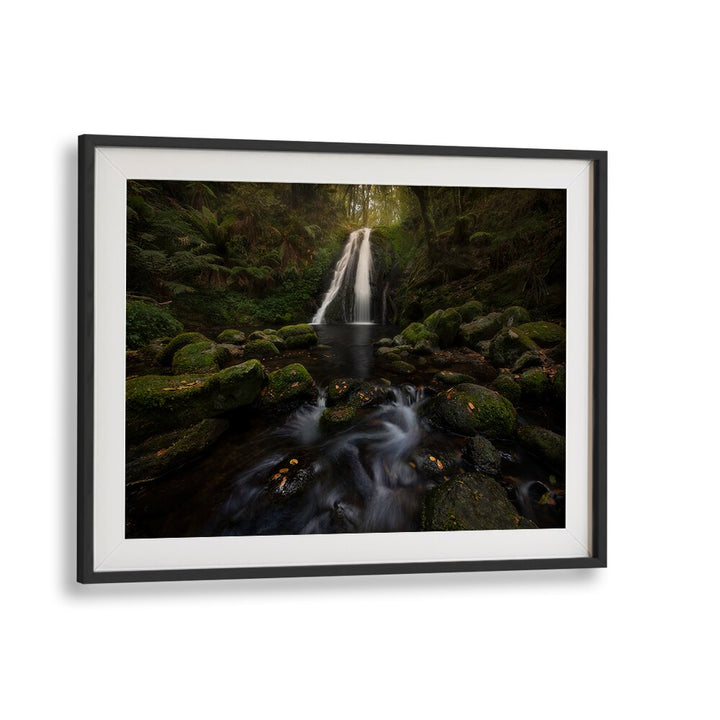 A GRACEFUL WATERFALL , LANDSCAPE PHOTO PRINTS