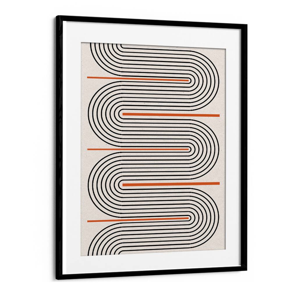 Stylish MODERN BALANCE NO.7, GEOMETRIC ART PRINTS featuring abstract lines, perfect for contemporary home decor.