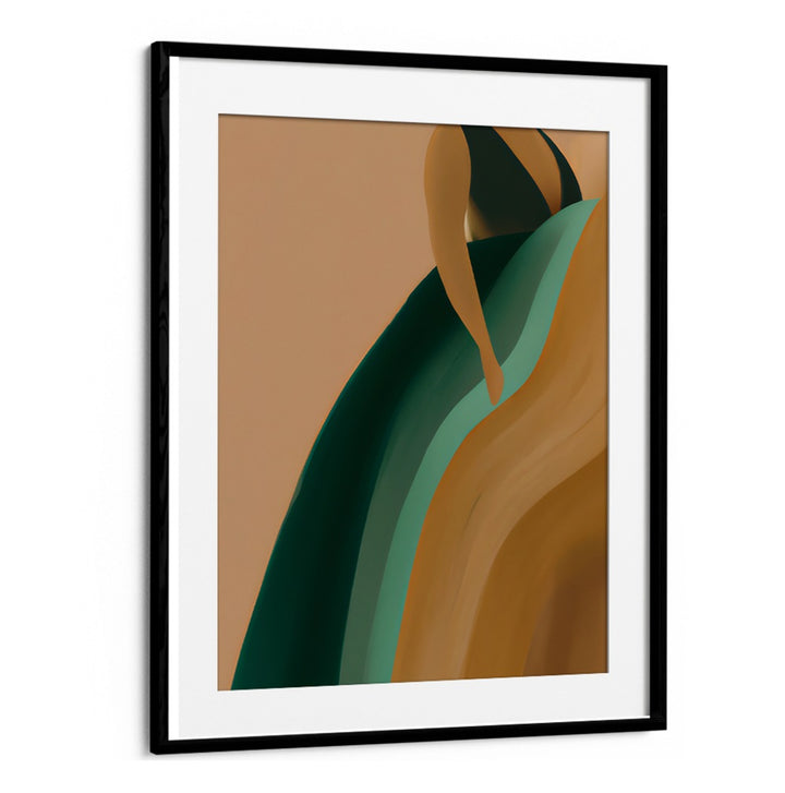 EARTHY DRESS, FASHION POSTERS feature elegant natural tones and flowing shapes to enhance modern interior decor.