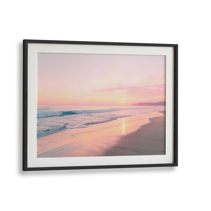 Vibrant SUNSET SERENITY, BEACH PAINTINGS by Philippe Hugonnard, perfect for creating a calming atmosphere at home.