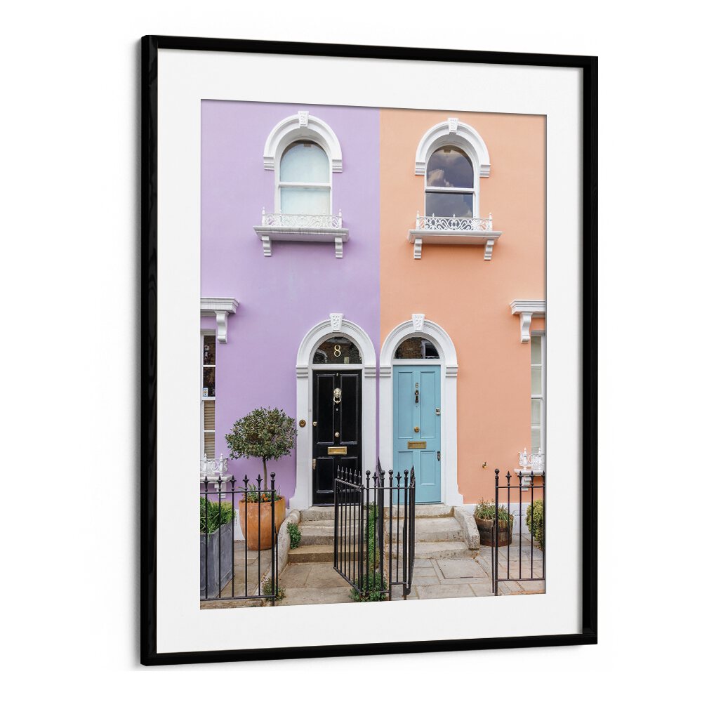 TWIN DOORS OF LONDON , STREET PHOTOGRAPHY ART PRINTS