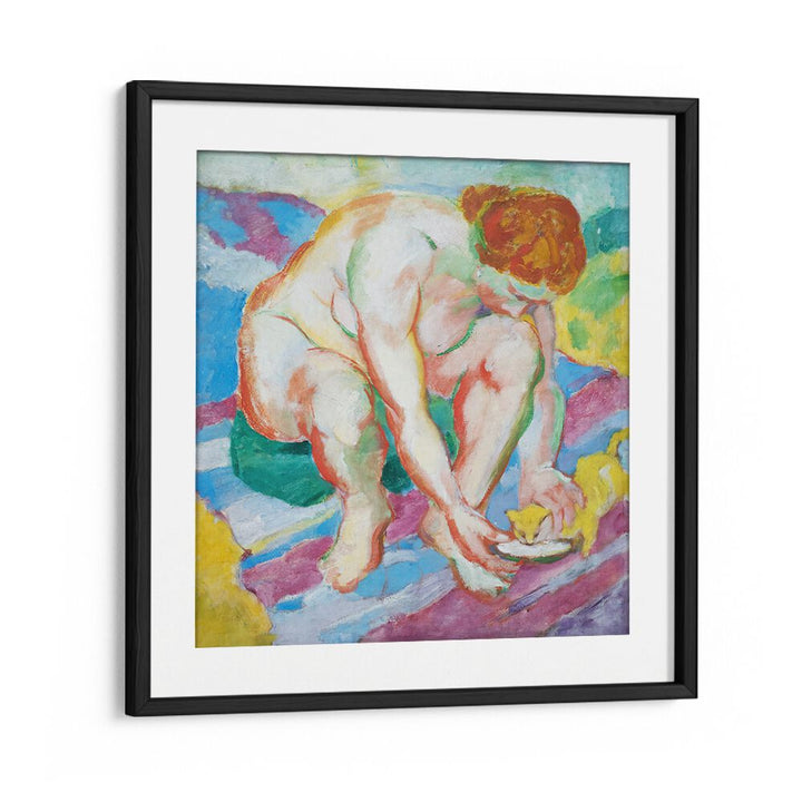 NUDE WITH CAT (1910), VINTAGE PAINTINGS