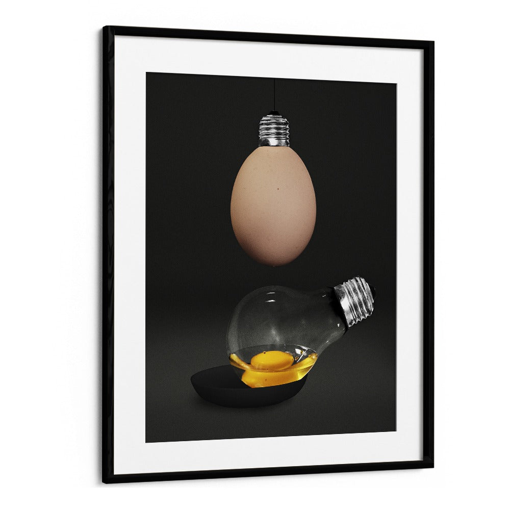 Christian Meermann painting - IS IT A LAMP OR AN EGG by Asianmonk