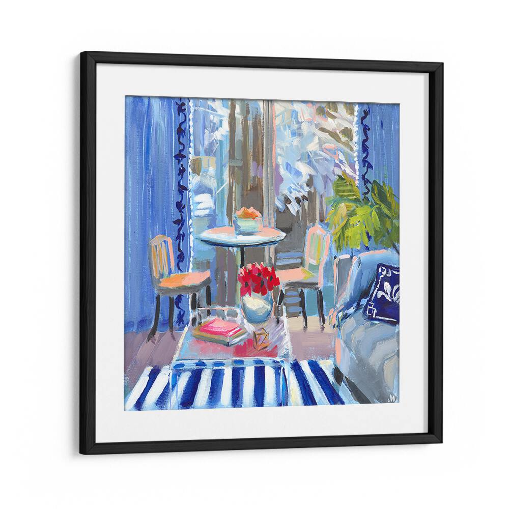 Add a touch of elegance to your space with MOODY BLUES, BAR & CAFE ART, perfect for cozy cafés and trendy bars.