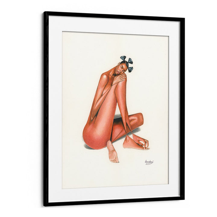 Elegant BLACKDIAMOND(PEACE), AFRICAN ART PAINTINGS showcasing tranquility and style for art aficionados.