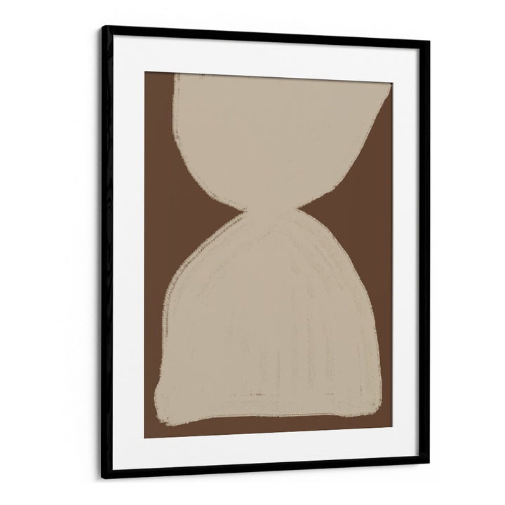 Elegant BEIGE SHAPE COMPOSITION, ABSTRACT PAINTINGS from Miuus Studio enhances any space with its stunning design.