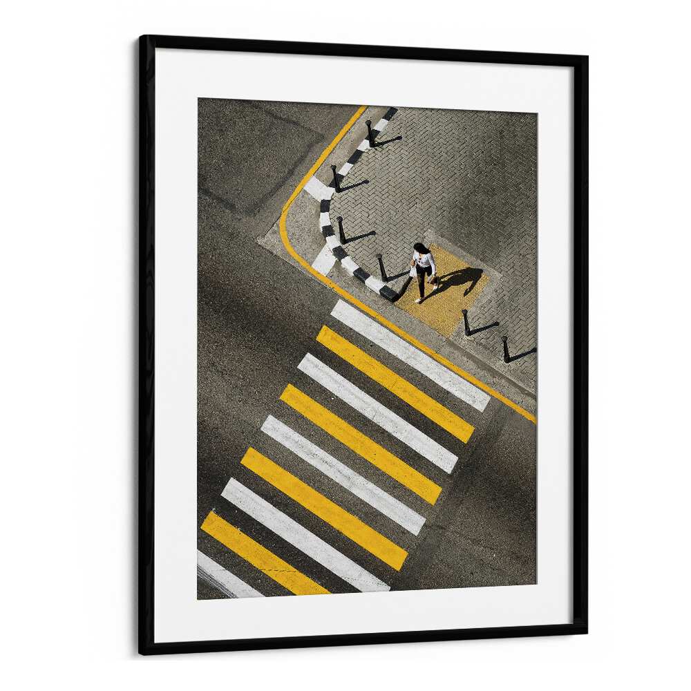 Christian Meermann painting - WOMAN PASSING CROSSWALK by Asianmonk