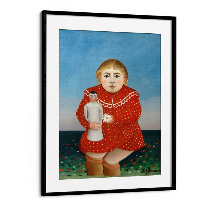 CHILD WITH DOLL (1906) , VINTAGE PAINTINGS