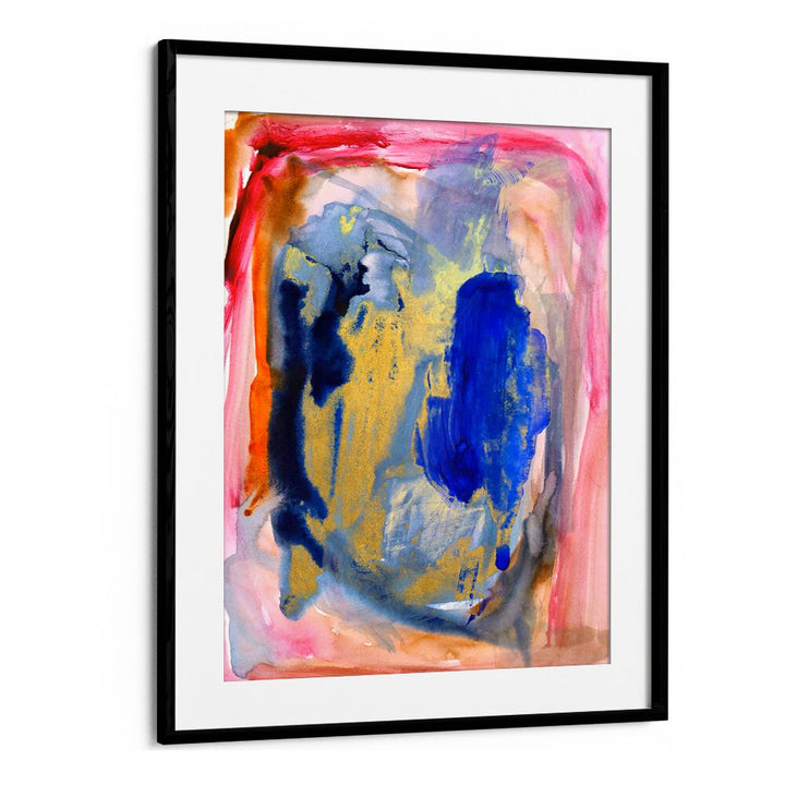 Vibrant colors blend in PASSION I, ABSTRACT PAINTINGS, perfect for modern art lovers. Enhance your space!