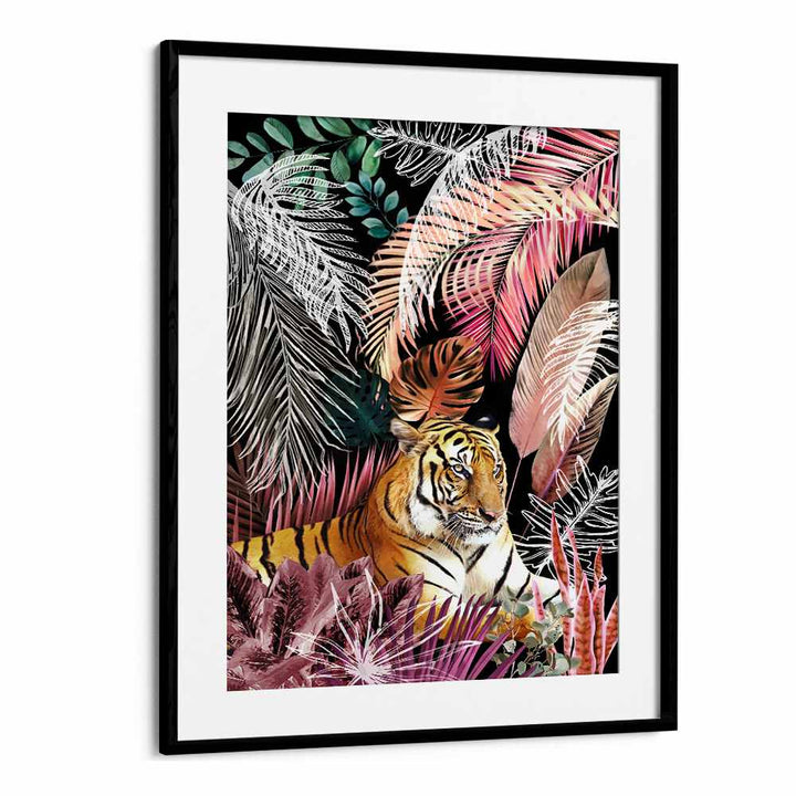 JUNGLE TIGER I , WILDLIFE PAINTINGS