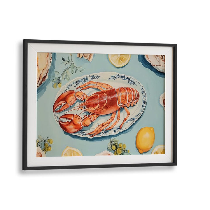 GOURMET LOBSTER FEAST, KITCHEN POSTERS showcase a vibrant lobster dish, perfect for culinary enthusiasts.
