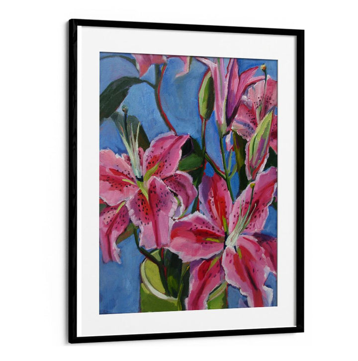 LILIES , FLORAL FLOWER PAINTINGS