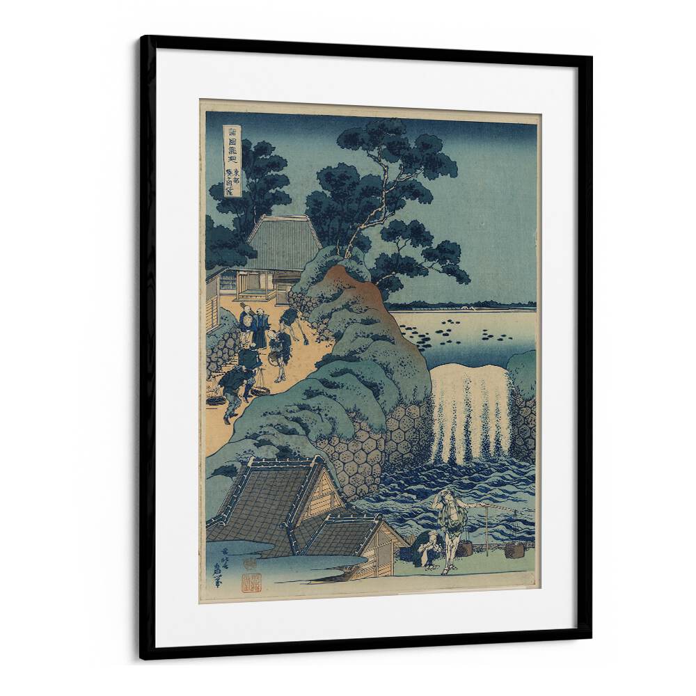 TŌTO AOIGAOKA NO TAKI. ORIGINAL FROM THE LIBRARY OF CONGRESS BY KATSUSHIKA HOKUSAI, JAPANESE PAINTINGS