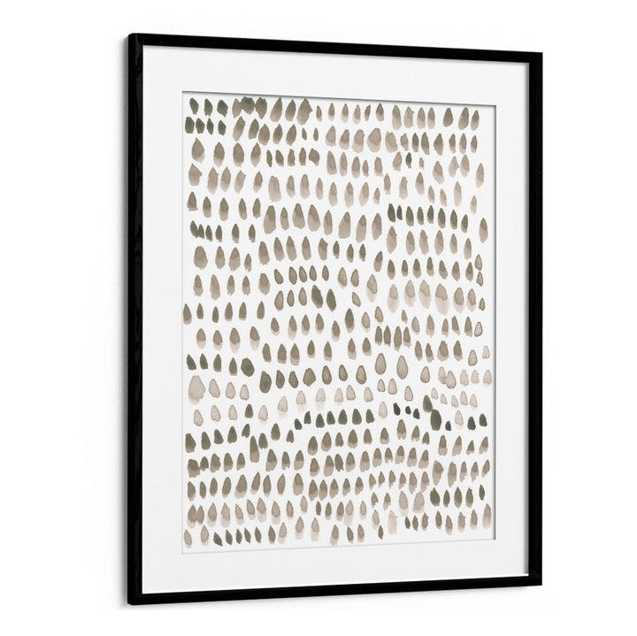 PAINTED DOTS LIGHT BROWN , ABSTRACT PAINTINGS