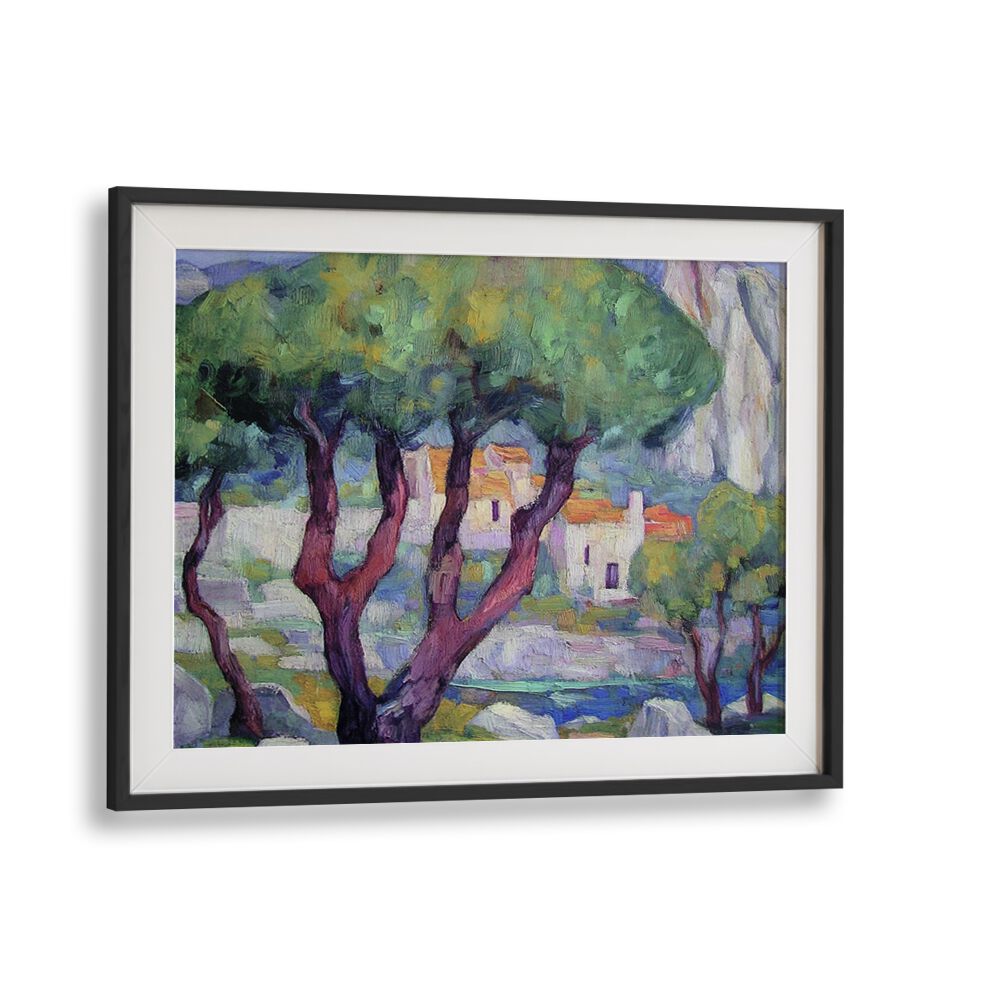 Cypress trees in the mountains create a serene landscape, perfect for nature lovers seeking tranquility.