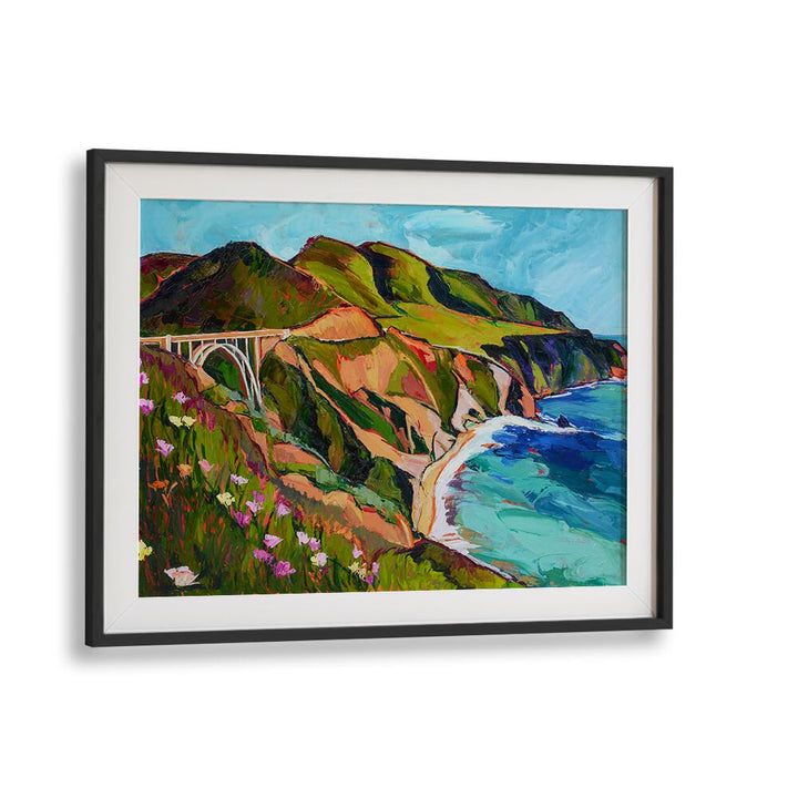 ROUTE ONE BRIDGE , LANDSCAPE PAINTINGS