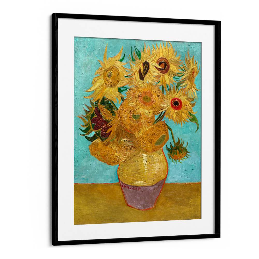 VINCENT VAN GOGH'S VASE WITH TWELVE SUNFLOWERS (1888–1889), VINTAGE PAINTINGS