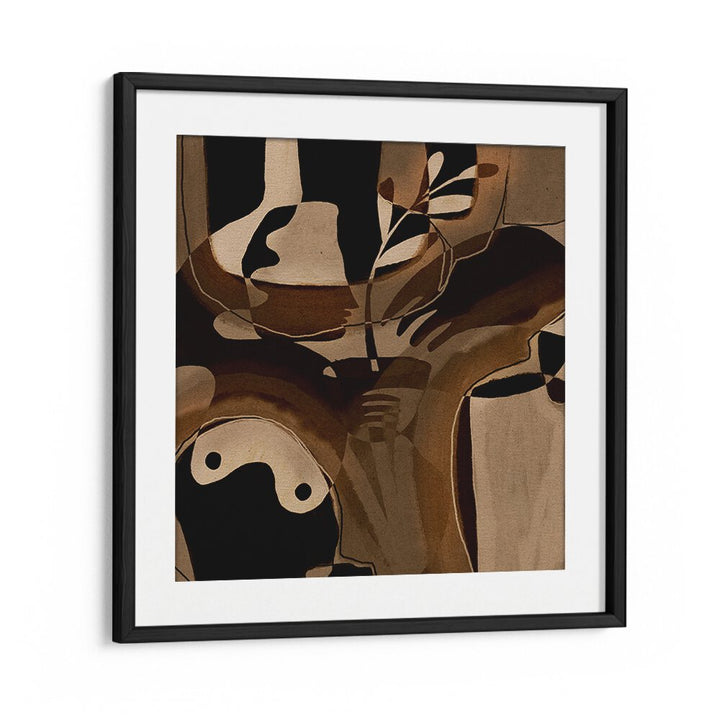 BEFORE: BECOMING IV, ABSTRACT PAINTINGS showcases a stunning blend of earthy tones, perfect for personal growth spaces.