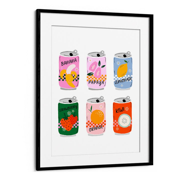 RETRO CANS BY DUCHESS PLUM , WALL ART PRINTS